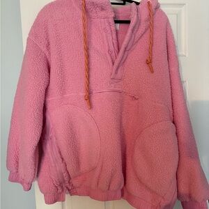 Altar'd State Pink Sherpa Jacket
